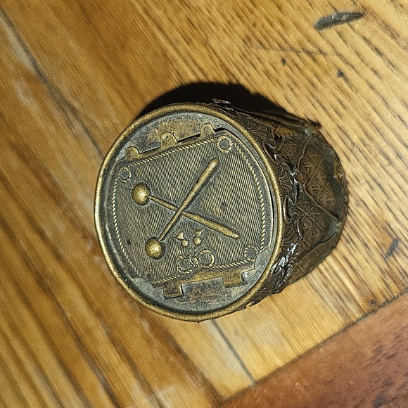 Rare Antique Brass Needle Holder - Picture 4 of 7